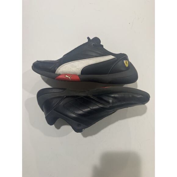 Puma Ferrari Drift Cat Motorsport Driving Shoes Black Red Mens 7 main image 9